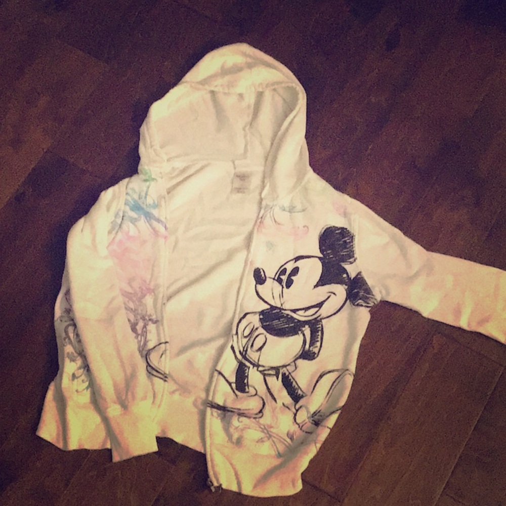 . ° mickey mouse zipper jacket.